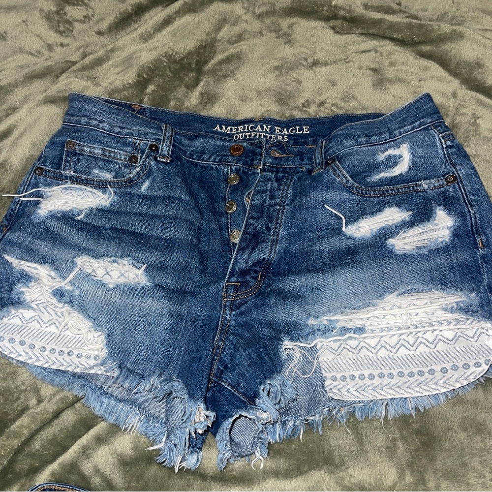 American Eagle Jean Shorts Size 12